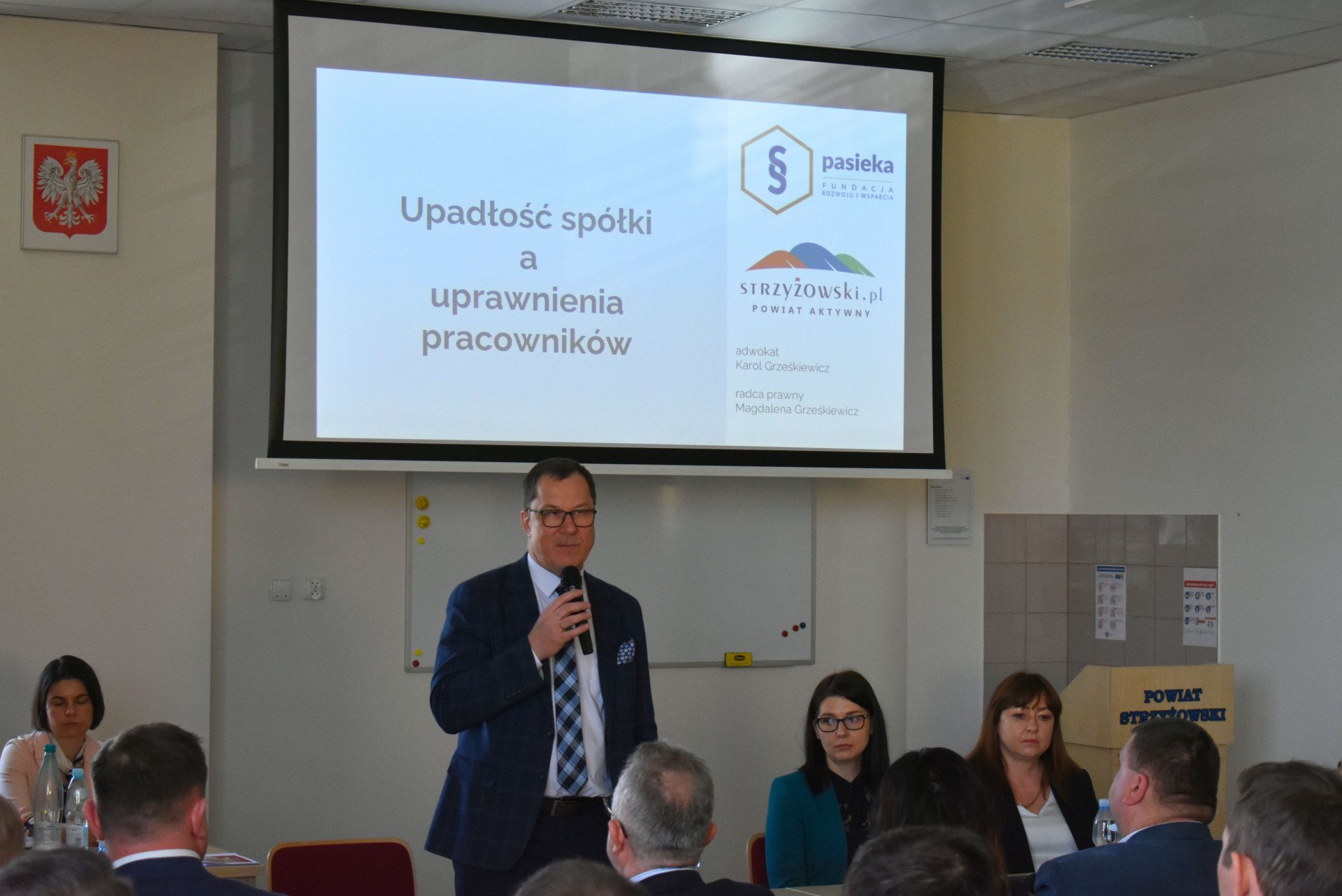 Spotkanie z pracownikami firmy ASPROD w siedzibie CKZ w Dobrzechowie